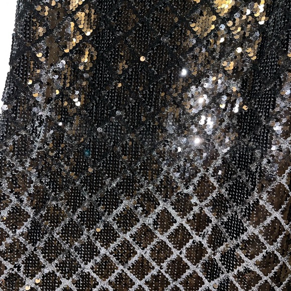 Express™️ Sequin Black Dress - Picture 2 of 3